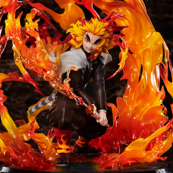 Demon Slayer: Kimetsu no Yaiba Kyojuro Rengoku Flame Breathing Esoteric Art  Ninth Form: Rengoku 1/8 Scale Figure