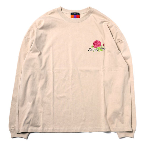 [EVANGELION] RADIO EVA Flower Embroidery Cutsew MARI BEIGE - Character Goods